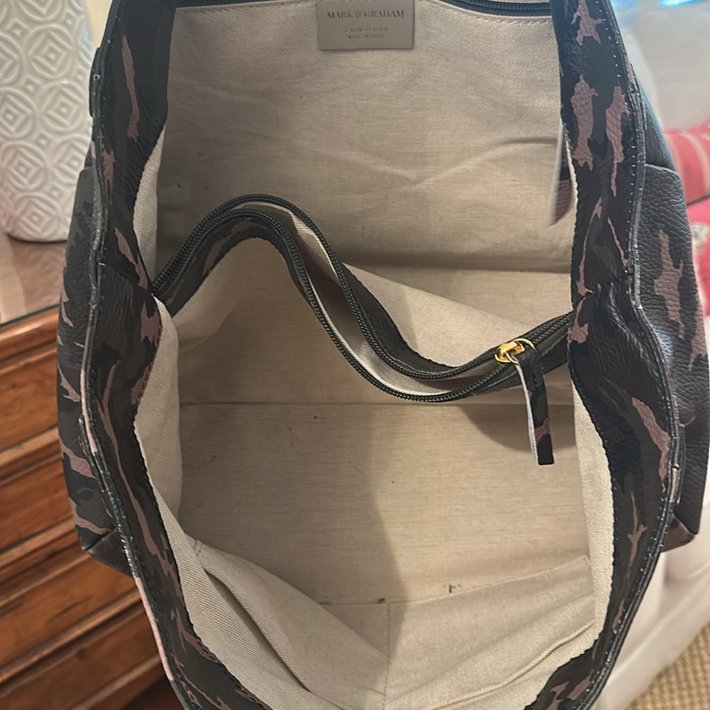 Mark & Graham Slouchy Camo Print Handbag - Picture 8 of 9